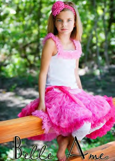 Lipstick Pink and Rhaz Polka Dot Pettiskirt